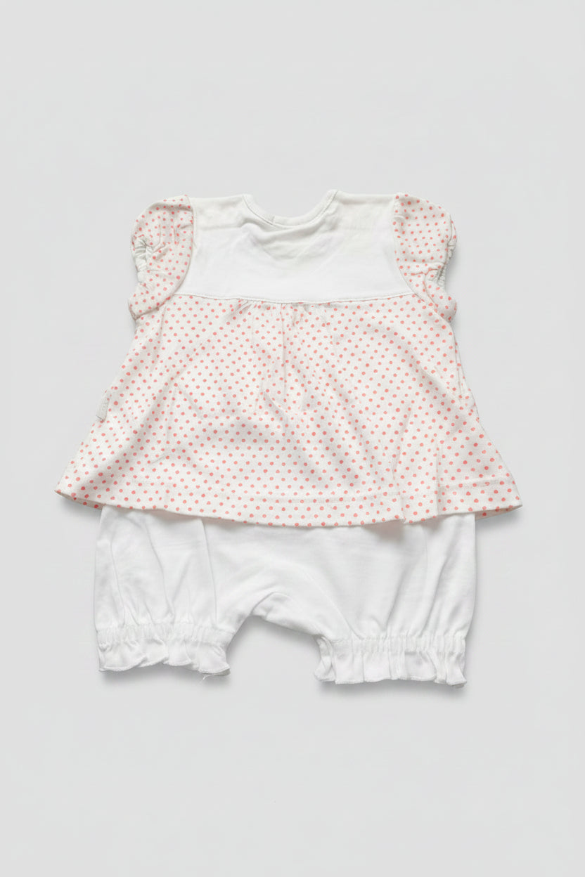DANY baby romper back, butterfly and heart print, 9-12 months, 74 cm, 100% cotton