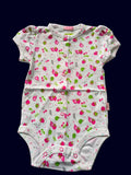 DANY fruit print baby bodysuit front view