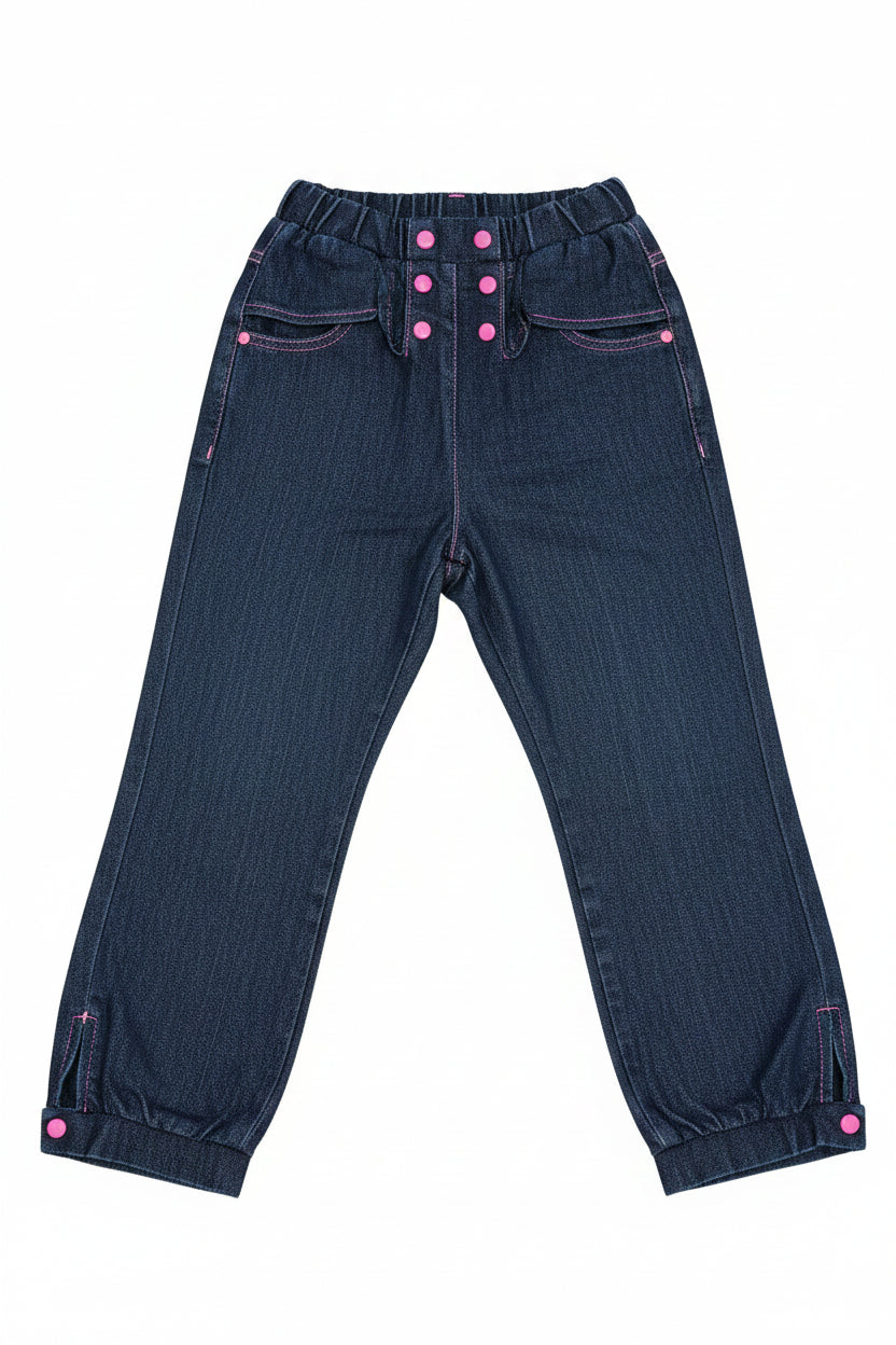 DANY dark denim jeans trousers front, 3T, 98 cm, 100% cotton