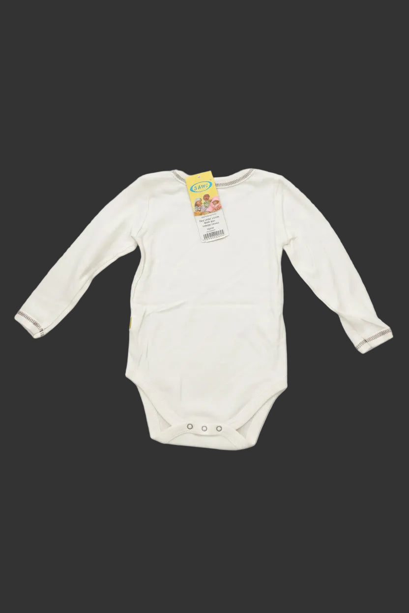 DANY long sleeve bodysuit back, 2T, 92 cm, 100% cotton