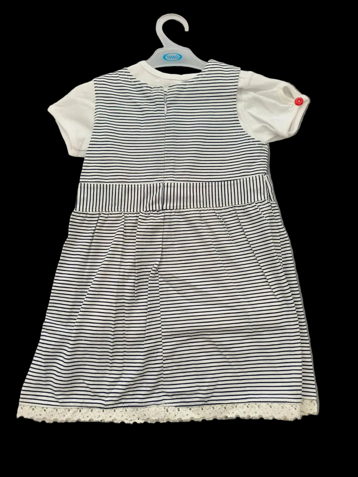 DANY Princeska dress with blouse set back view
