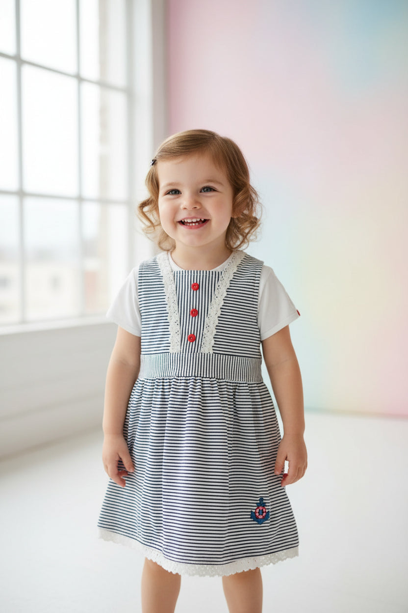 DANY Princeska dress with blouse set front view
