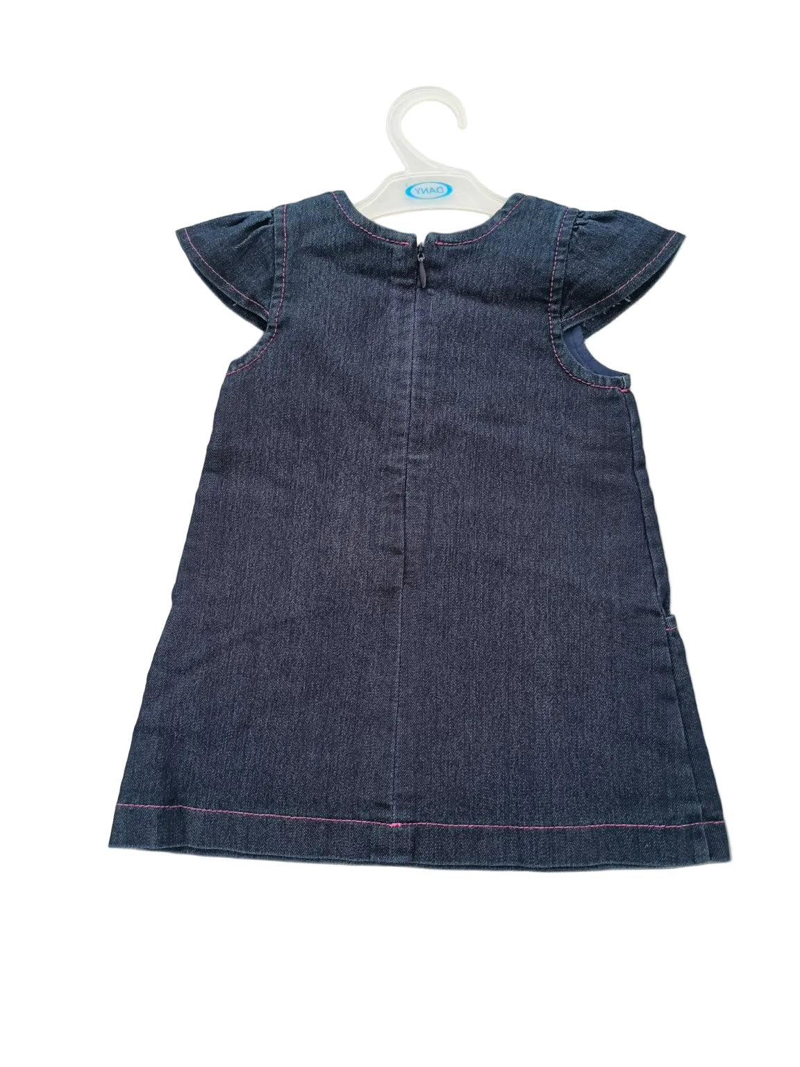 DANY Princeska Jeans baby girl denim dress back view