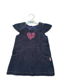 DANY Princeska Jeans baby girl denim dress front view