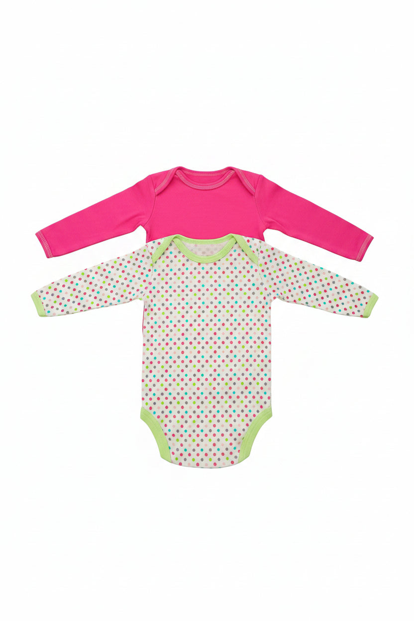 DANY Dotted Long Sleeve Bodysuits – Mixed Sizes
